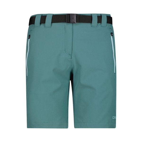 Damskie szorty bermudzkie CMP Capri. Zielone szorty damskie CMP, bez wzorów, eleganckie. Za 212.00 zł.