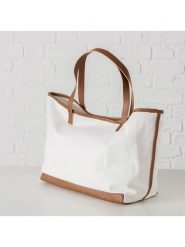 Boltze Torebka "Travel" w kolorze białym - 50 x 27 x 23 cm rozmiar: onesize. Białe torebki klasyczne damskie Boltze, bez wzorów, z bawełny, bez dodatków. Za 83.42 zł.