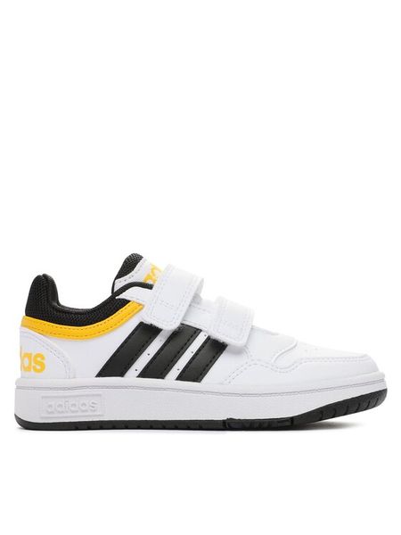 Adidas Sneakersy Hoops Lifestyle IF5316 Biały. Białe buty sportowe chłopięce Adidas, z materiału, bez zapięcia. Za 129.99 zł.