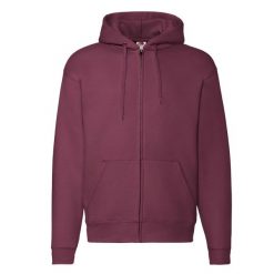 Kurtka Z Kapturem Premium Dla Dorosłych Unisex. Brązowe kurtki damskie Fruit of the Loom, l, bez wzorów, sportowe, z kapturem. Za 168.99 zł.