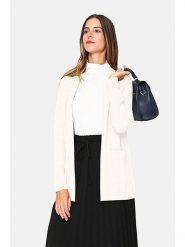 ASSUILI Kardigan w kolorze kremowym rozmiar: 42. Brązowe kardigany damskie Assuili, bez wzorów, z kaszmiru. Za 126.15 zł.