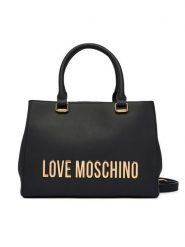 LOVE MOSCHINO Torebka JC4022PP1OKD0000 Czarny. Czarne torebki klasyczne damskie Love Moschino, bez wzorów, ze skóry, bez dodatków. Za 1,029.00 zł.