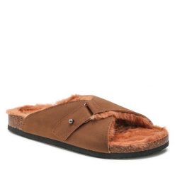 Kapcie Home & Relax. Brązowe kapcie damskie Home & Relax. Za 69.99 zł.