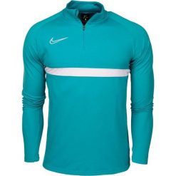 Bluza treningowa męska Nike Nk Df Academy21 Drill Top. Niebieskie bluzy bez kaptura męskie Nike, bez wzorów, sportowe, bez kołnierzyka, bez ramiączek. Za 173.45 zł.