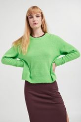 Sweter damski SAMSØE SAMSØE. Swetry klasyczne damskie Samsoe & Samsoe, l, bez kołnierzyka. W wyprzedaży za 354.50 zł.