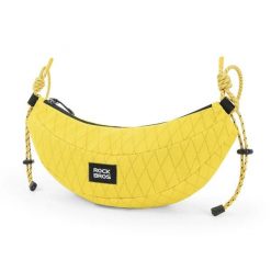 Torba rowerowa na kierownicę lub ramię typu banan. Żółte torby męskie na ramię ROCKBROS, bez wzorów, z materiału, na ramię. Za 126.99 zł.