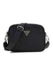 Guess Torebka w kolorze czarnym - 22 x 17 x 5 cm rozmiar: onesize. Czarne torebki klasyczne damskie Guess, z aplikacjami, z materiału, bez dodatków. Za 462.29 zł.