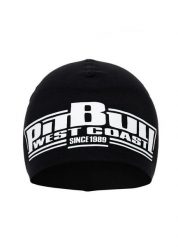 Czapka męska Pitbull Classic Boxing. Czarne czapki męskie PITBULL, bez wzorów, z bawełny, retro. Za 52.99 zł.