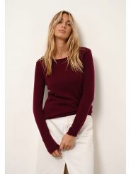 Just Cashmere Kaszmirowy sweter "Vivian" w kolorze bordowym rozmiar: XXL. Czerwone swetry klasyczne damskie Just Cashmere, xxl, z kaszmiru, bez kołnierzyka. Za 379.44 zł.
