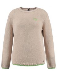 KEY LARGO Sweter "Joplin" w kolorze beżowym rozmiar: M. Brązowe swetry klasyczne damskie KEY LARGO, m, bez kołnierzyka. Za 83.42 zł.