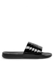 Kappa Klapki SS24-W1 Czarny. Czarne klapki damskie Kappa, bez wzorów, z materiału, bez obcasa. Za 79.99 zł.