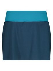 Cmp Spódnico-spodenki w kolorze granatowo-turkusowym rozmiar: 44. Niebieskie spodenki sportowe damskie CMP, z materiału, outdoorowe. Za 79.77 zł.