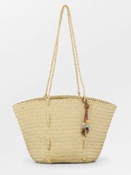 Becksöndergaard Shopper bag "Adina" w kolorze beżowym - 52 x 30 cm rozmiar: onesize. Brązowe shopper bag damskie Becksöndergaard, bez wzorów, z materiału, bez dodatków. Za 130.99 zł.