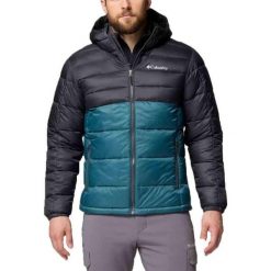 Kurtka COLUMBIA BUCK BUTTE II INSULATED H Niebieski. Niebieskie kurtki męskie Columbia, m, bez wzorów, z syntetyku, casualowe, bez kaptura. Za 656.28 zł.
