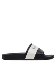 KARL LAGERFELD Klapki Kondo 2.0 KL80923 Czarny. Czarne klapki damskie Karl Lagerfeld, bez wzorów, z tworzywa sztucznego, bez obcasa. Za 339.99 zł.