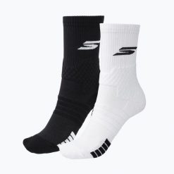 Skarpety męskie SKECHERS Select Terry Crew 2. Białe skarpetki męskie Skechers, bez wzorów, z bawełny. Za 83.99 zł.