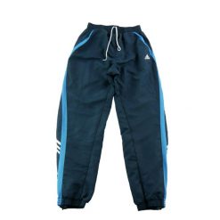 Second life - Spodnie dresowe męskie Adidas Y2K z siateczką - Stan bardzo dobry. Niebieskie spodnie sportowe męskie Adidas, z dresówki. Za 127.76 zł.