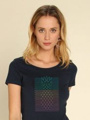 WOOOP Koszulka "Hala Kahiki" w kolorze granatowym rozmiar: S. Niebieskie bluzki damskie Wooop, s, bez wzorów, bez kołnierzyka, bez ramiączek. Za 56.99 zł.