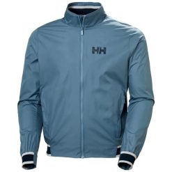 Kurtka wodoodporna Helly Hansen Salt Windbreaker. Niebieskie kurtki męskie Helly Hansen, bez wzorów, bez kaptura. Za 669.00 zł.