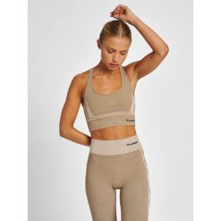 Stanik fitness cardio Hummel hmlClea. Szare biustonosze sportowe damskie HUMMEL, bez wzorów, z materiału. Za 212.00 zł.