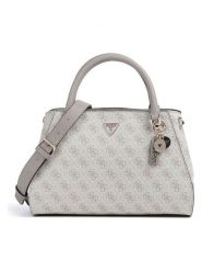 Guess Torebka w kolorze szarym - 31 x 21 x 12 cm rozmiar: onesize. Szare torebki klasyczne damskie Guess, z aplikacjami, z materiału, bez dodatków. Za 503.95 zł.