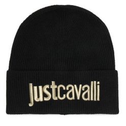Czapka Just Cavalli. Czarne czapki zimowe damskie Just Cavalli. Za 344.99 zł.