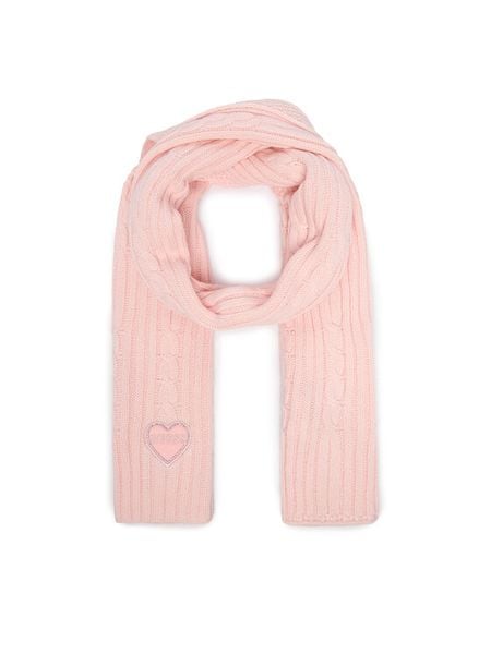 Guess Szalik J6BZ41 Z1524 Różowy jasny. Czerwone szaliki dziecięce Guess, bez ramiączek. Za 134.99 zł.
