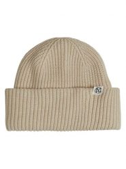 MOSS COPENHAGEN Czapka "Galine" w kolorze kremowym rozmiar: onesize. Brązowe czapki zimowe damskie MOSS COPENHAGEN, z materiału. Za 69.99 zł.