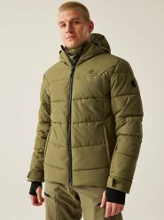 Dare 2b Kurtka narciarska "Camber II" w kolorze khaki rozmiar: XS. Brązowe kurtki narciarskie i snowboardowe damskie Dare 2b, m, bez wzorów, bez kaptura, narciarskie. Za 235.50 zł.