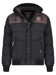 Geographical Norway Kurtka zimowa "Volva" w kolorze czarnym rozmiar: S. Czarne kurtki męskie Geographical Norway, na zimę, s, bez wzorów, bez kaptura. Za 193.24 zł.