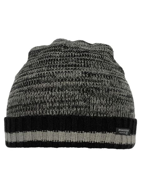Roadsign Czapka w kolorze czarno-szarym rozmiar: onesize. Czarne czapki męskie Roadsign, prążkowane. Za 36.94 zł.