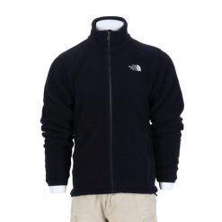 Second life - Kurtka polarowa męska The North Face - Stan bardzo dobry. Czarne kurtki treningowe męskie The North Face, l, bez wzorów, z polaru, trekkingowe. Za 170.36 zł.