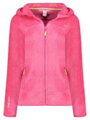 ANAPURNA Kurtka polarowa "Uternel" w kolorze różowym rozmiar: M. Różowe kurtki damskie ANAPURNA, m, z aplikacjami, z polaru, bez kaptura. Za 101.94 zł.