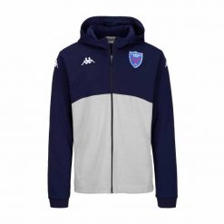 Bluza z kapturem FC Grenoble Rugby Arufeod 8 2024/25. Niebieskie bluzy z kapturem męskie Kappa, z dresówki. W wyprzedaży za 334.15 zł.