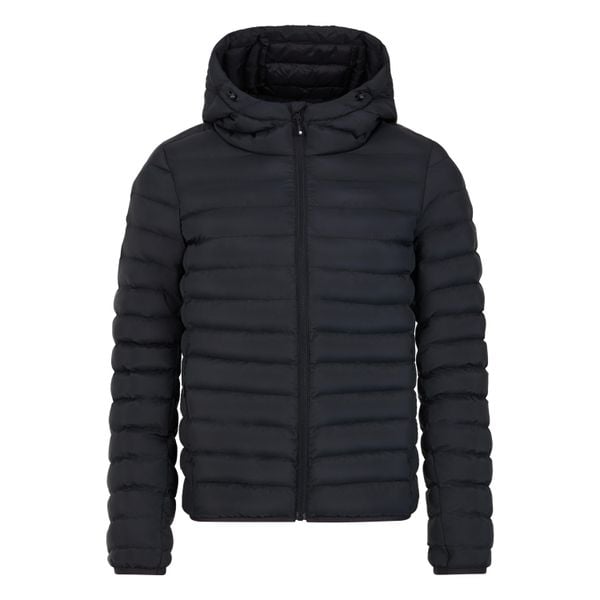 Kurtka puchowa z kapturem dla kobiet Protest Ice. Czarne kurtki damskie Protest, na zimę, bez wzorów, z puchu, z kapturem. Za 383.00 zł.