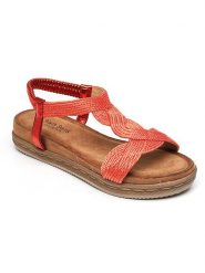 Sixth Sens Sandały w kolorze pomarańczowym rozmiar: 39. Pomarańczowe sandały damskie Sixth Sens, bez wzorów, bez obcasa. Za 121.99 zł.