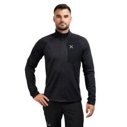 Bluza trekkingowa męska Montura Dolomiti Maglia m. Czarne bluzy bez kaptura męskie MONTURA, l. Za 629.99 zł.