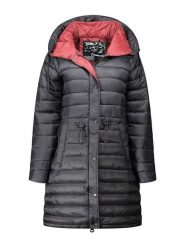 Canadian Peak Płaszcz pikowany "Batigeak" w kolorze czarnym rozmiar: L. Czarne płaszcze damskie Canadian Peak, l, bez wzorów. Za 305.45 zł.