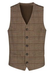 Herrlicher Kamizelka "Tyrone" w kolorze jasnobrązowym rozmiar: XXL. Brązowe kamizelki męskie Herrlicher, xxl. Za 208.99 zł.