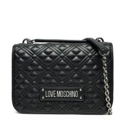 Torebka LOVE MOSCHINO. Czarne torebki klasyczne damskie Love Moschino, bez wzorów, bez dodatków. Za 469.99 zł.
