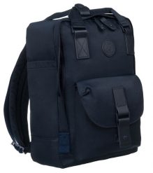 Plecak z miejscem na laptopa granatowy LuluCastagnette NANO. Niebieskie plecaki damskie LuluCastagnette, bez wzorów, z materiału, sportowe. Za 217.00 zł.