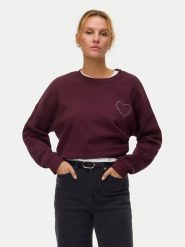 Vero Moda Bluza Lotte 10333544 Fioletowy Regular Fit. Fioletowe bluzy bez kaptura damskie Vero Moda, xs, z bawełny. Za 159.99 zł.