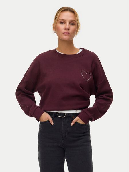 Vero Moda Bluza Lotte 10333544 Fioletowy Regular Fit. Fioletowe bluzy bez kaptura damskie Vero Moda, xs, z bawełny. Za 159.99 zł.