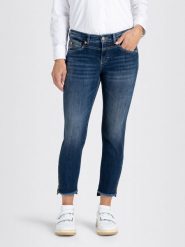 MAC Dżinsy "Rich" - Slim fit - w kolorze granatowym rozmiar: 38/L28. Niebieskie jeansy damskie MAC. Za 253.54 zł.