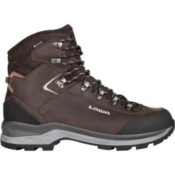 Buty trekkingowe męskie Lowa Ranger Gtx. Brązowe buty trekkingowe męskie Lowa, z materiału, za kostkę, bez zapięcia. Za 1,281.00 zł.