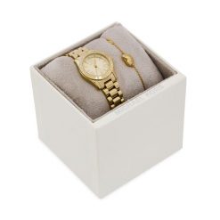 Zestaw zegarek i bransoletka Michael Kors. Żółte bransoletki damskie Michael Kors, złote. Za 1,479.00 zł.