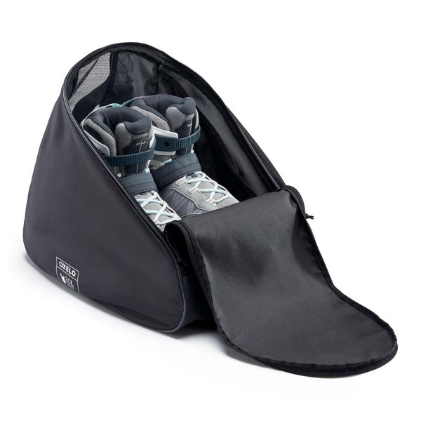 Torba na rolki Oxelo Fit XL. Czarne torebki klasyczne damskie OXELO, bez wzorów, bez dodatków. Za 69.99 zł.