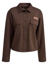Smith & Soul Kurtka koszulowa w kolorze ciemnobrązowym rozmiar: M. Brązowe kurtki damskie Smith & Soul, m, bez wzorów, bez kaptura. Za 217.99 zł.