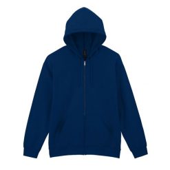 Męska Bluza Z Kapturem Softstyle Midweight Full Zip. Niebieskie bluzy z kapturem męskie Gildan, m. Za 121.99 zł.