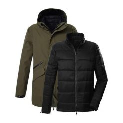 Kombinezon parka i puchówka Killtec KOW 94. Brązowe parki męskie KILLTEC, m, bez wzorów, z materiału. Za 974.50 zł.